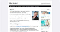 Desktop Screenshot of jakkibendell.co.uk